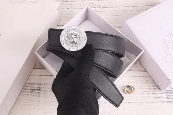 Super Perfect Quality Versace Belts(100% Genuine Leather,Steel Buckle)-130