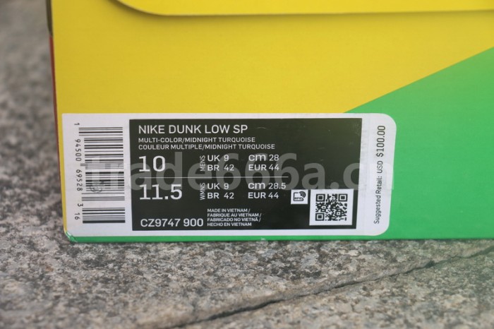 Authentic Nike Dunk Low “Community Garden”