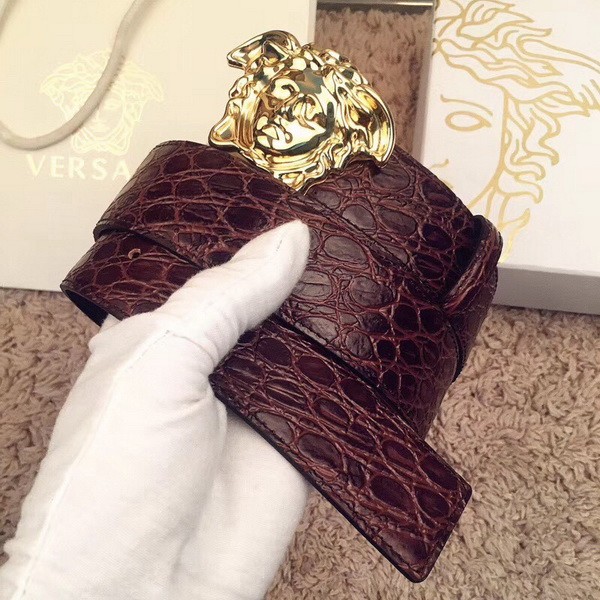 Super Perfect Quality Versace Belts(100% Genuine Leather,Steel Buckle)-134
