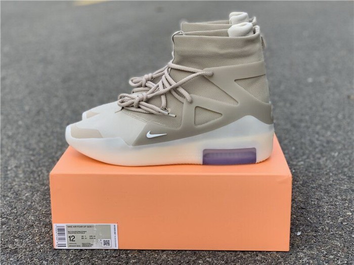 Authentic Nike Air Fear Of God 1 “Oatmeal”