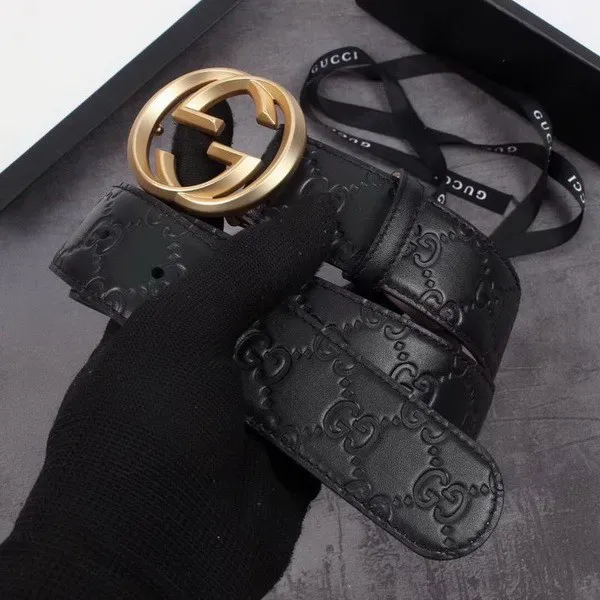 Super Perfect Quality G Belts(100% Genuine Leather,steel Buckle)-2192