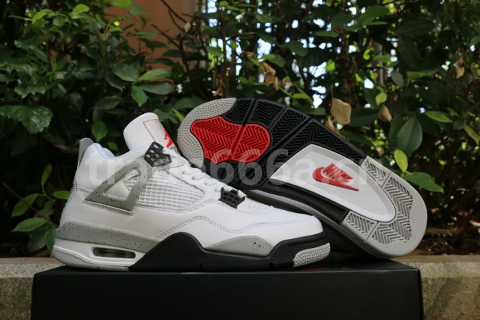 Authentic Air Jordan 4 “White Cement”