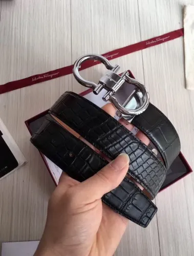 Super Perfect Quality Ferragamo Belts(100% Genuine Leather,steel Buckle)-938