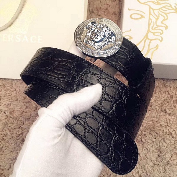 Super Perfect Quality Versace Belts(100% Genuine Leather,Steel Buckle)-132