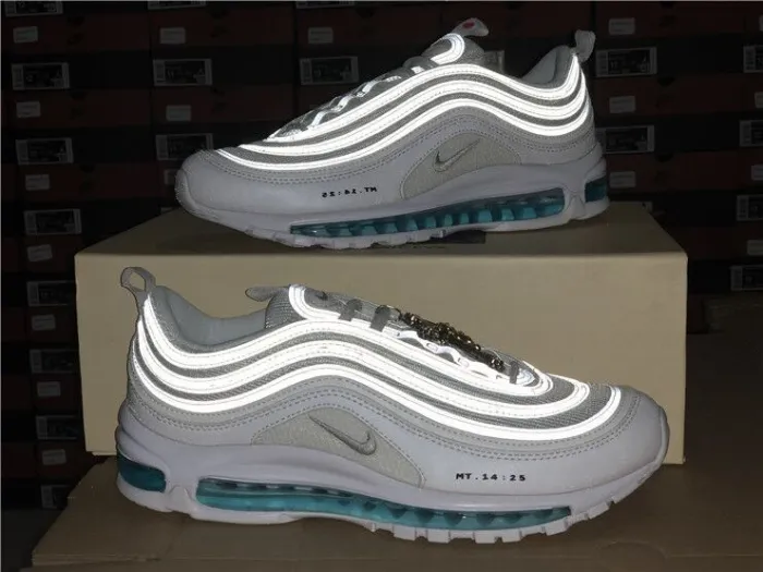 Authentic MSCHF x INRI x Air Max 97 Jesus Shoes GS US