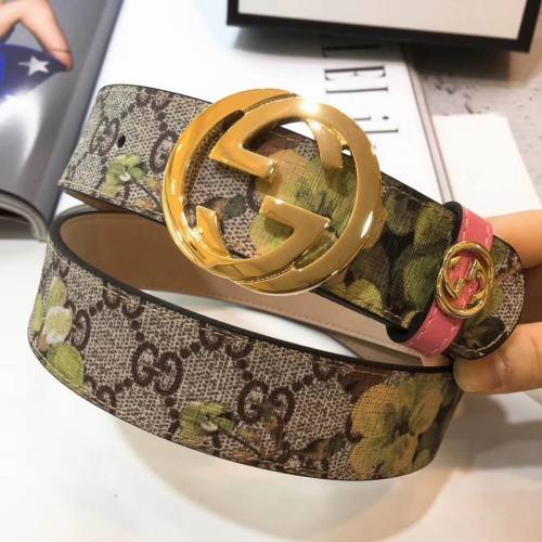 Super Perfect Quality G women Belts(100% Genuine Leather,steel Buckle)-467