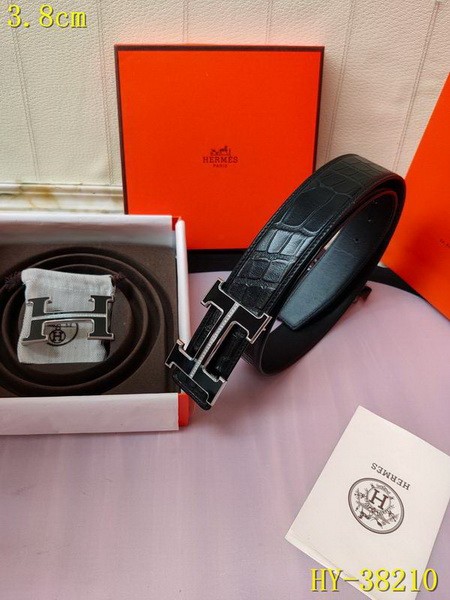 Super Perfect Quality Hermes Belts(100% Genuine Leather,Reversible Steel Buckle)-351