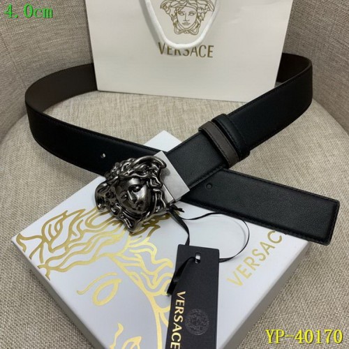 Super Perfect Quality Versace Belts(100% Genuine Leather,Steel Buckle)-053