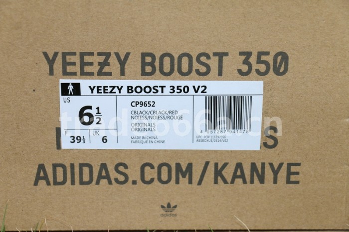 Authentic Yeezy 350 Boost V2 “Black/Red”