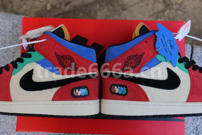 Authentic Blue The Great x Air Jordan 1 Mid “Fearless”