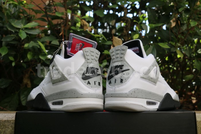 Authentic Air Jordan 4 “White Cement”