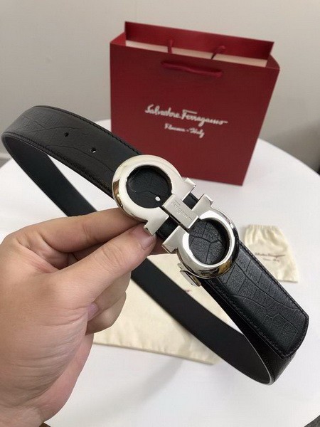 Super Perfect Quality Ferragamo Belts(100% Genuine Leather,steel Buckle)-1098