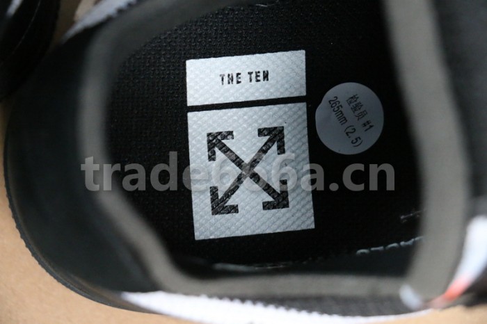 Authentic OFF-WHITE x Nike Air Force 1 Low Black