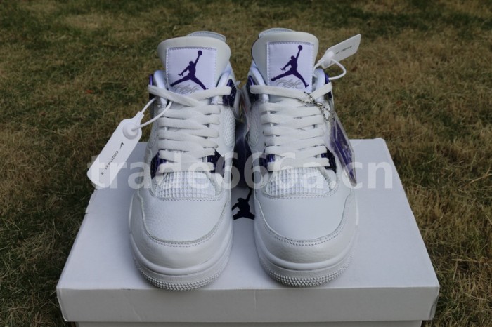 Authentic Air Jordan 4 “Purple Metallic”