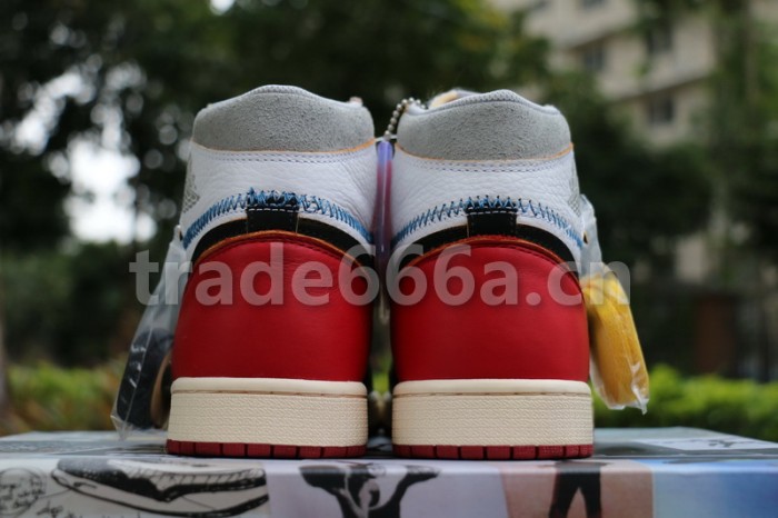 Authentic Union x Air Jordan 1 Retro High OG NRG White Red