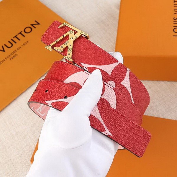 Super Perfect Quality LV women Belts(100% Genuine Leather,Steel Buckle)-205