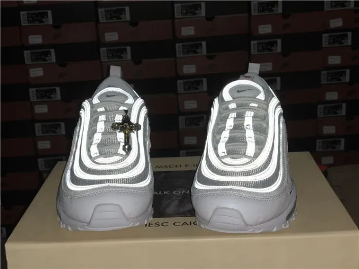 Authentic MSCHF x INRI x Air Max 97 Jesus Shoes GS US