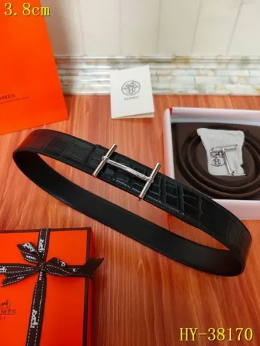 Super Perfect Quality Hermes Belts(100% Genuine Leather,Reversible Steel Buckle)-313