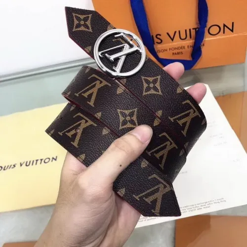 Super Perfect Quality LV women Belts(100% Genuine Leather,Steel Buckle)-032