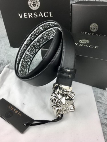 Super Perfect Quality Versace Belts(100% Genuine Leather,Steel Buckle)-276