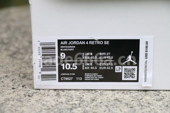 Authentic Air Jordan 4 “Pine Green”