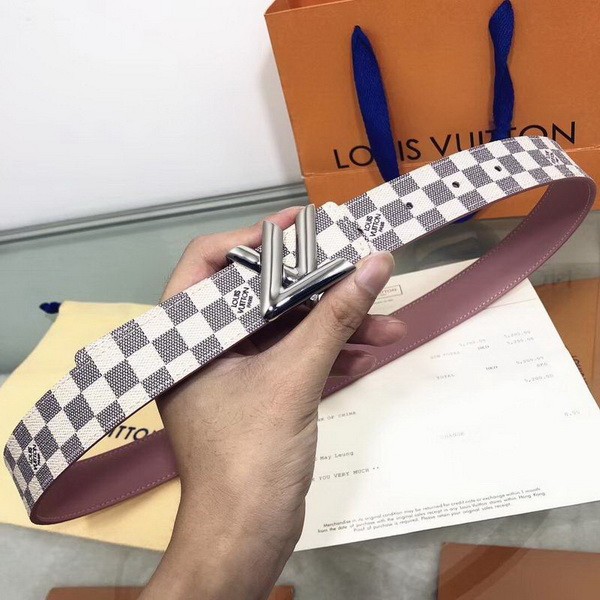 Super Perfect Quality LV women Belts(100% Genuine Leather,Steel Buckle)-119