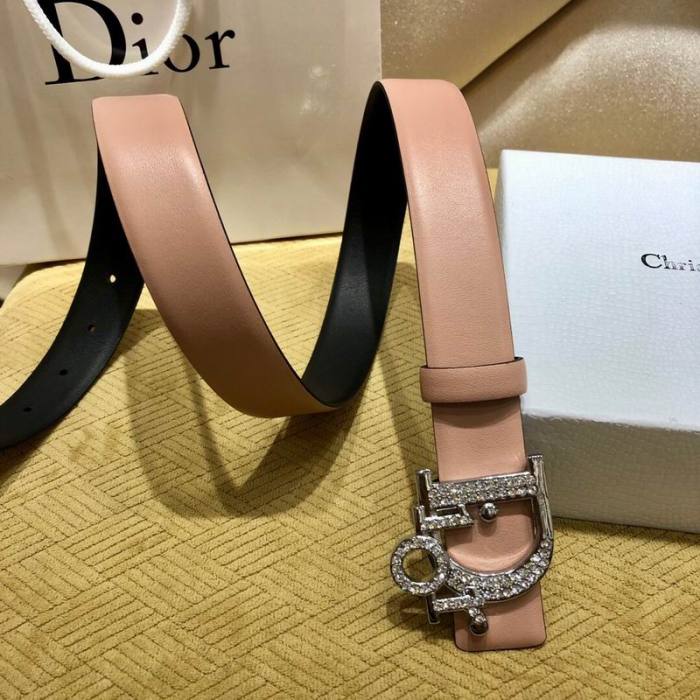 Super Perfect Quality Dior Belts(100% Genuine Leather,steel Buckle)-064