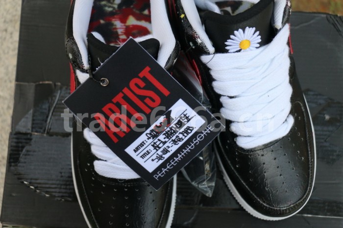 Authentic PEACEMINUSONE x Nike Air Force 1“Para-noise”
