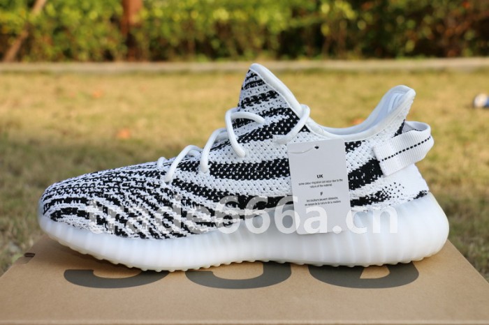 Authentic AD Yeezy 350 Boost V2 Zebra