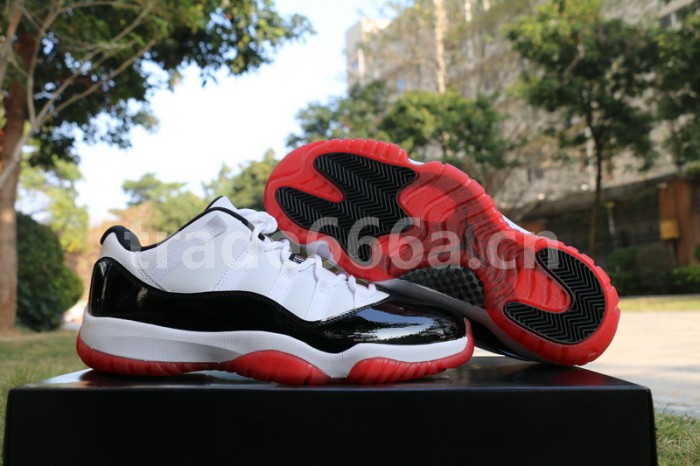Authentic Air Jordan 11 Low “White Bred”