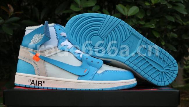 Authentic OFF-WHITE x Air Jordan 1 “UNC” GS