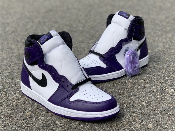 Authentic Air Jordan 1 “Court Purple”
