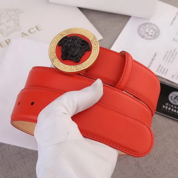 Super Perfect Quality Versace Belts(100% Genuine Leather,Steel Buckle)-549