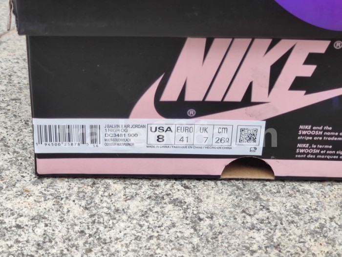 Authentic J Balvin x Air Jordan 1