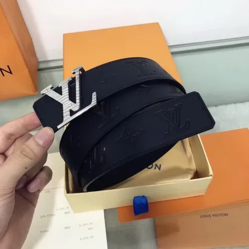 Super Perfect Quality LV Belts(100% Genuine Leather Steel Buckle)-1218