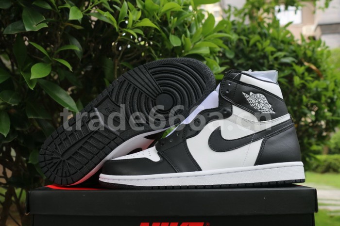 Authentic Air Jordan 1 OG Retro High Black/White