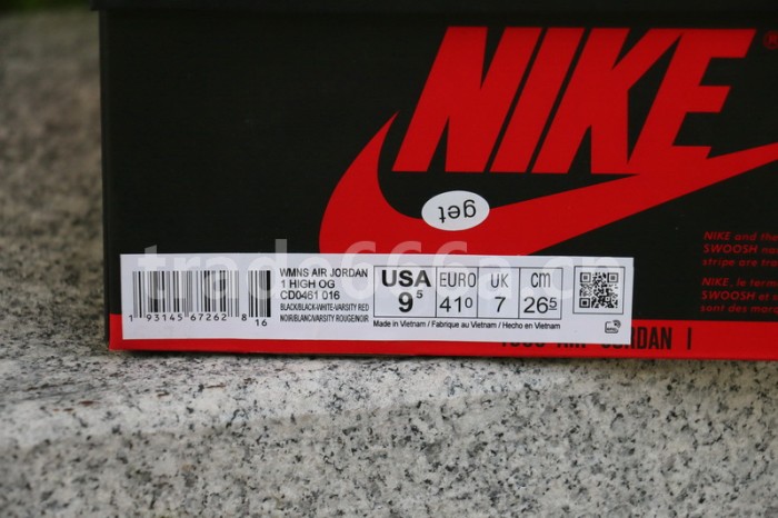 Authentic Air Jordan 1 Satin “Black Toe” GS