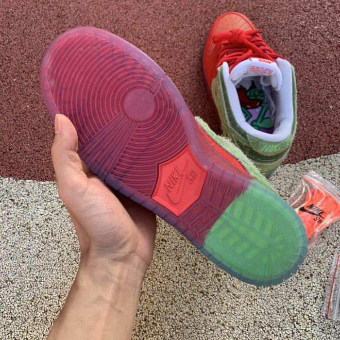 Authentic Nike SB Dunk High “Strawberry Cough”
