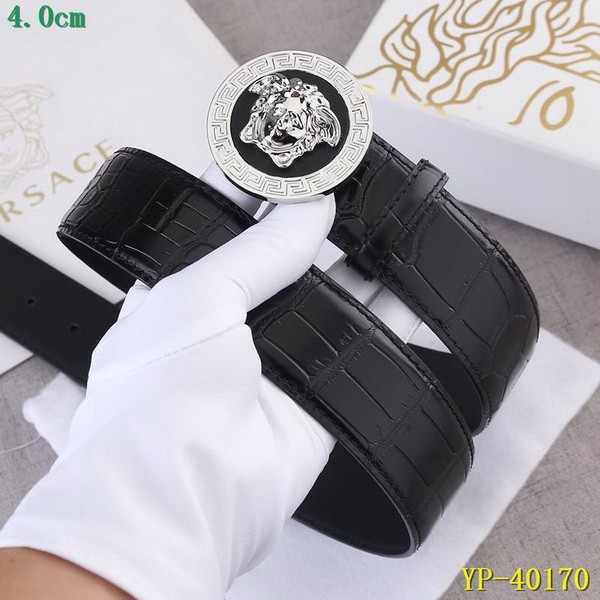 Super Perfect Quality Versace Belts(100% Genuine Leather,Steel Buckle)-754