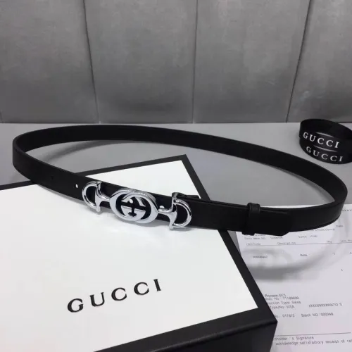 Super Perfect Quality G women Belts(100% Genuine Leather,steel Buckle)-311