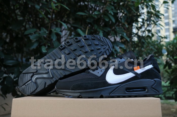 Authentic OFF-WHITE x Nike Air Max 90 Black