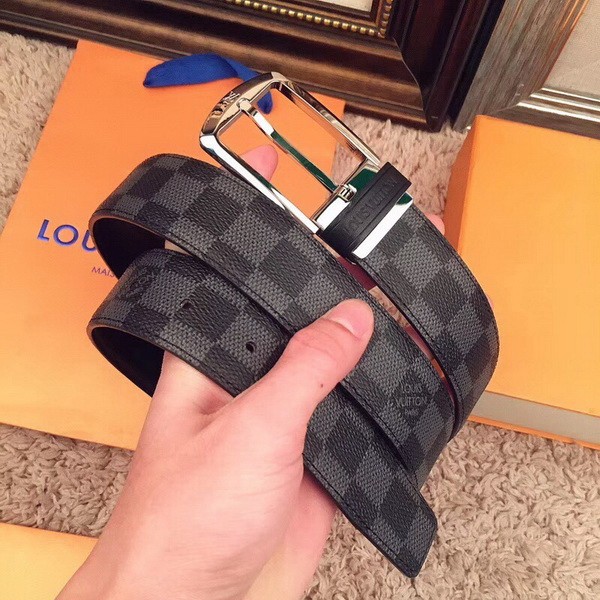 Super Perfect Quality LV Belts(100% Genuine Leather Steel Buckle)-1884