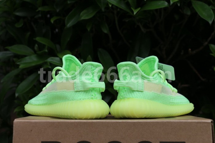 Authentic AD Yeezy 350 Boost V2 “Glow” kids shoes