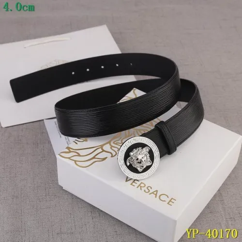 Super Perfect Quality Versace Belts(100% Genuine Leather,Steel Buckle)-063