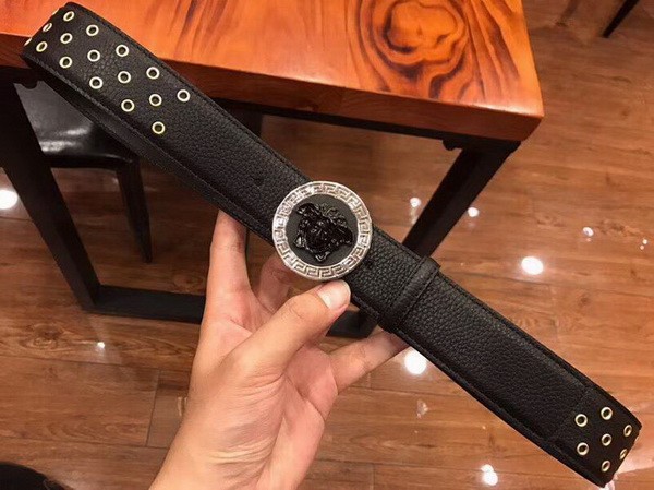 Super Perfect Quality Versace Belts(100% Genuine Leather,Steel Buckle)-216
