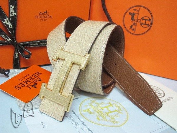 Super Perfect Quality Hermes Belts(100% Genuine Leather,Reversible Steel Buckle)-161