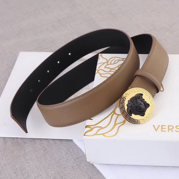 Super Perfect Quality Versace Belts(100% Genuine Leather,Steel Buckle)-497
