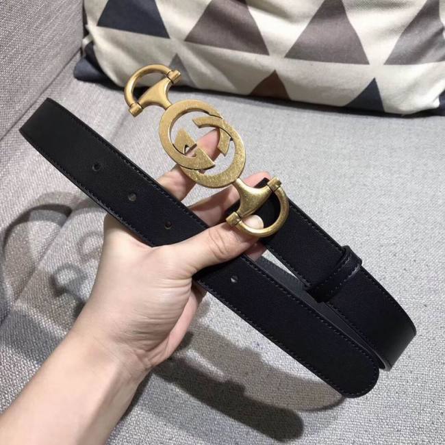 Super Perfect Quality G women Belts(100% Genuine Leather,steel Buckle)-429