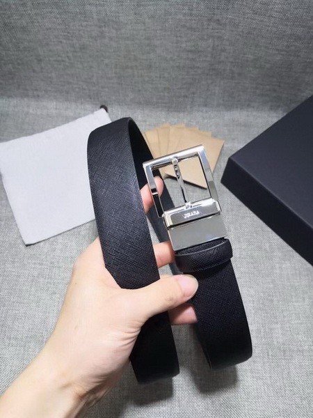 Super Perfect Quality Prada Belts(100% Genuine Leather,Reversible Steel Buckle)-023