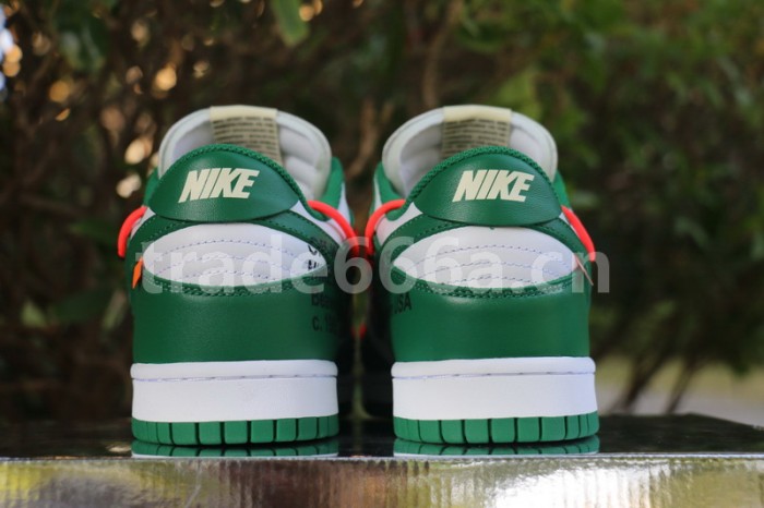 Authentic OFF-WHITE x Nike Dunk Low Green